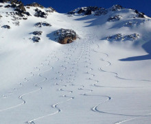 Ski freeride à Ushuaia
